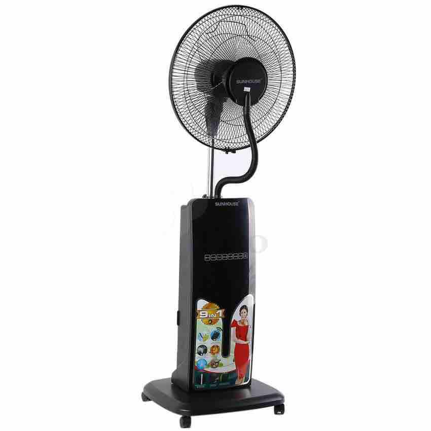Quạt phun sương cảm ứng Sunhouse SHD7824 Đen