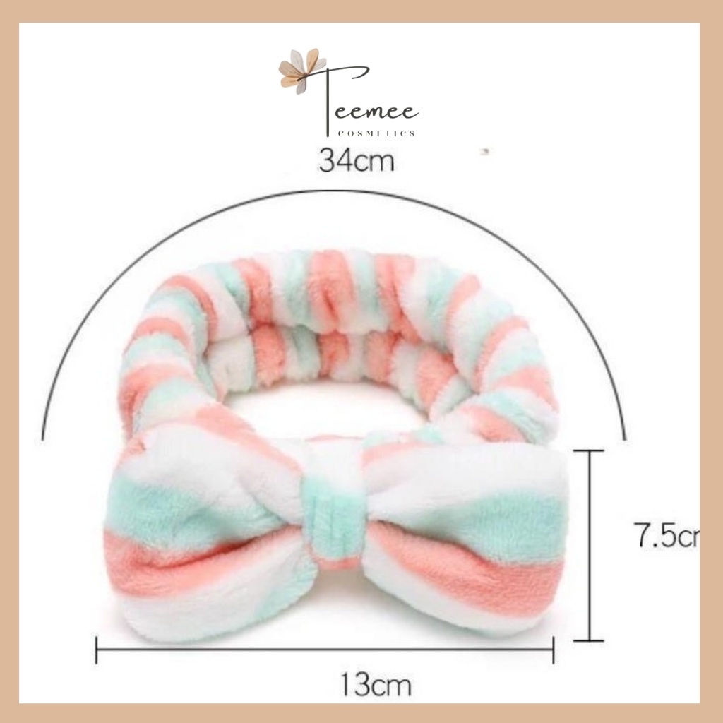 Băng Đô Rửa Mặt Tai Thỏ, Băng Đô Cài Tóc Cute Dành Cho Nam Nữ