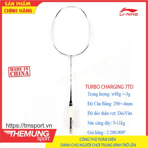 Vợt cầu lông lining turbo charging 7td || công thủ toàn diện