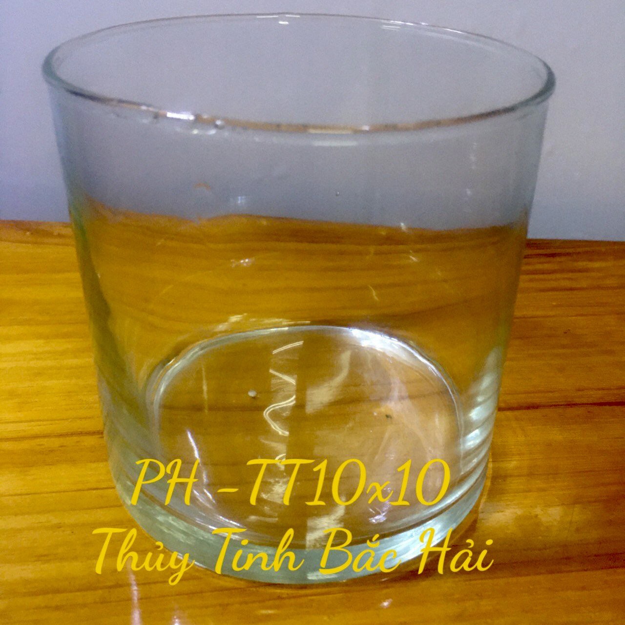 [HCM]BỂ CÁ THỦY TINH HỒ CÁ MINI CHẬU CÂY THỦY SINH ĐỂ BÀN Ống 10x10 - THỦY TINH BẮC HẢI