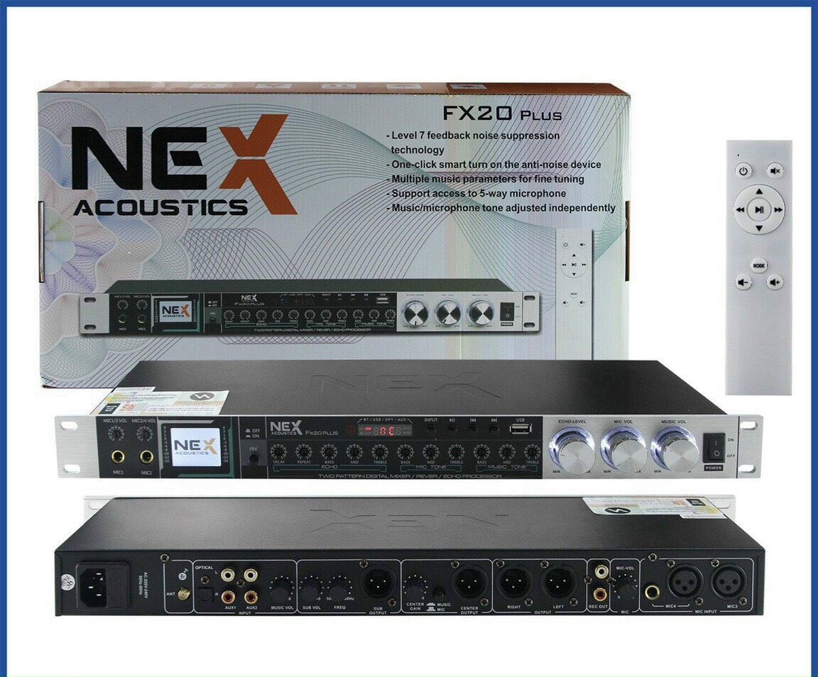 [HCM][ Phiên Bản Mới Ra 2020]  Mua Hàng Trực Tuyến Vang cơ NEX FX9 Plus - Chính hãng Vang nhại hay chống hú tốt có bluetooth cổng quang usb ngõ ra Sub