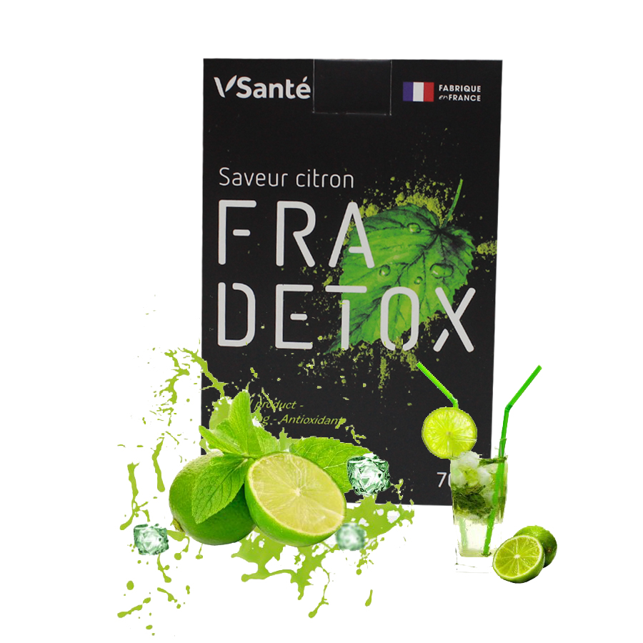 Hộp 14 gói fradetox - detox hoà tan thanh lọc thải độc giúp đẹp da đến từ pháp
