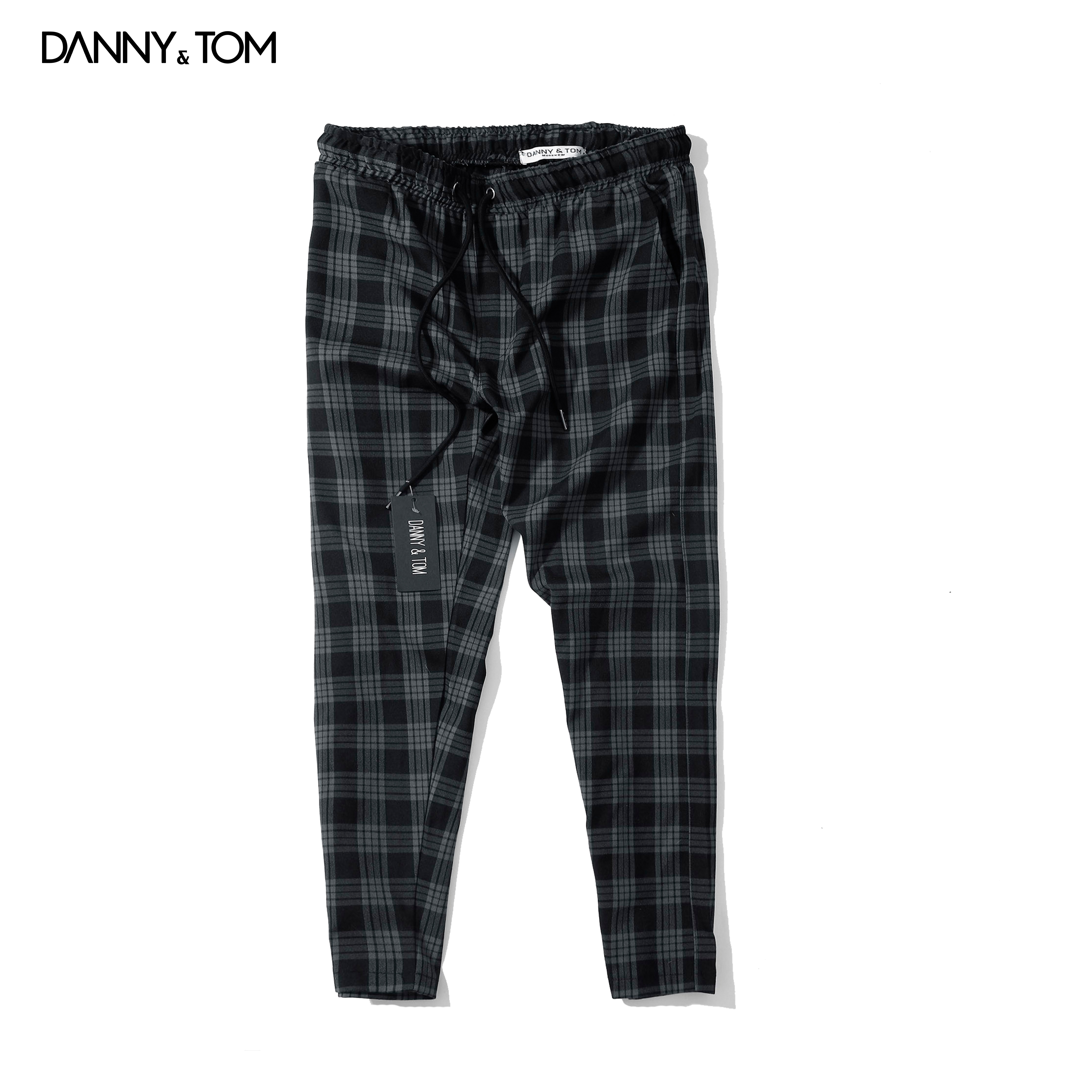 Quần dài tây caro lưng thun lexi chất vải hàn tây chuẩn đẹp form regular trẻ trung dp08 – dannytom