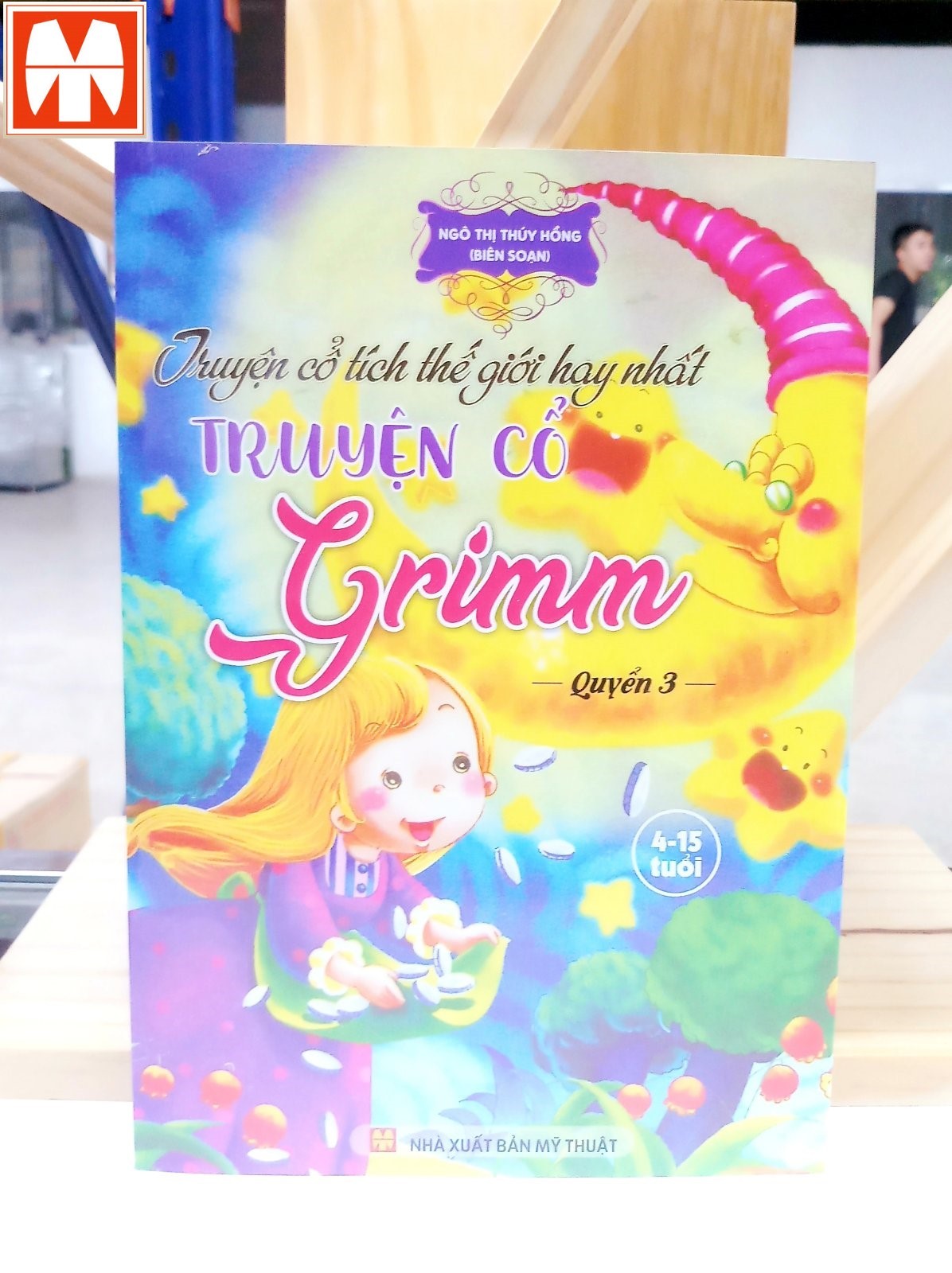 Sách Truyện cổ tích thế giới hay nhất - Truyện cổ Grimm (Quyển 3) cho bé 4-15 Tuổi