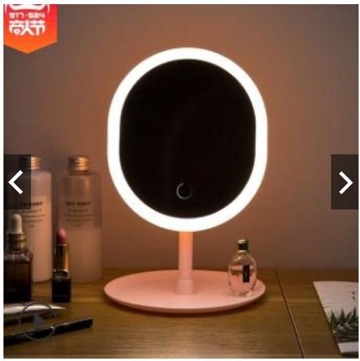 GƯƠNG SOI TRANG ĐIỂM ĐỂ BÀN CHO NỮ TÍCH HỢP ĐÈN LED 3 CHẾ ĐỘ SÁNG XUNG QUANH - SẢN PHẨM THIẾT KẾ ĐỘC ĐÁO, SANG TRỌNG, CÓ THỂ ĐỂ BÀN HOẶC GẤP GỌN MANG ĐI XA TIỆN DỤNG, GƯƠNG SOI THÔNG MINH MẪU MỚI 2019 PHÍM CẢM ỨNG