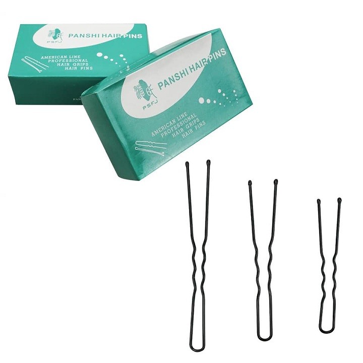 500g Kẹp Gim Chữ U Cài Tóc Chuyên Nghiệp chính hãng bọc sơn đen chống gỉ có sẵn 3 size S,M,L