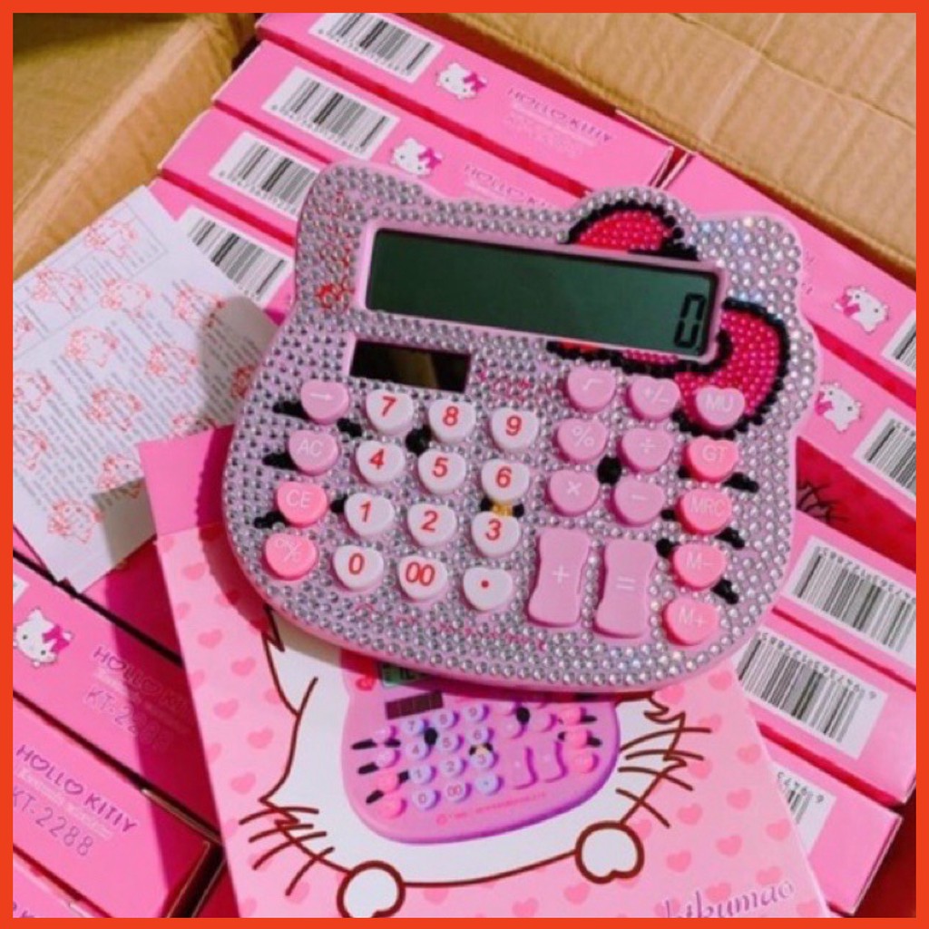 Máy tính mèo kitty kim cương