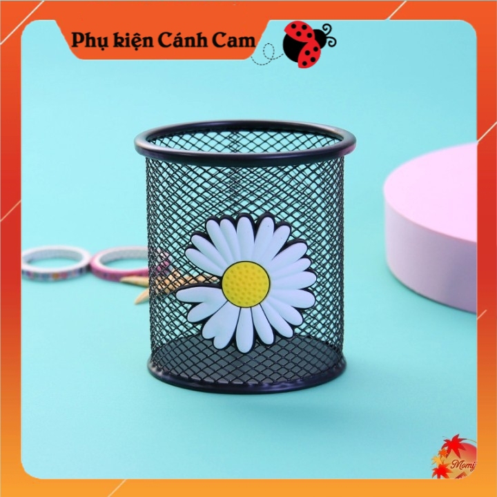 Ống Cắm Bút, Ống Đựng Viết, Lọ Cắm Bút Lưới Dễ Thương - PK Cánh Cam