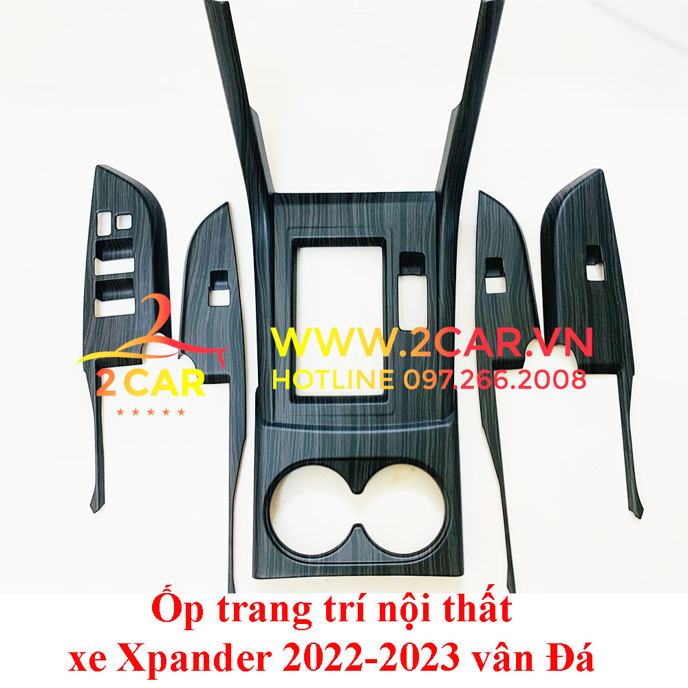 Ốp nội thất xe mitsubishi xpander 2023- 2018- 2020, 2021, 2022 loại nhựa vân đá cao cấp, ốp trang trí nội thất xpander