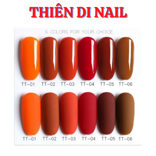 Sơn gel AS màu cam đất mã TT