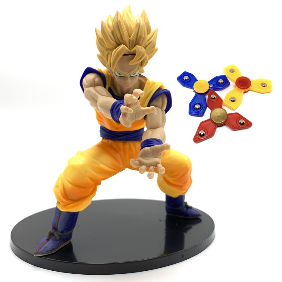 Mô hình Songoku tung chưởng cao cấp Dragon Ball - Tặng bộ 3 con quay Spinner