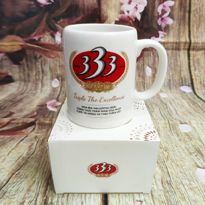 Ly sứ uống bia - ly sứ uống bia cao cấp