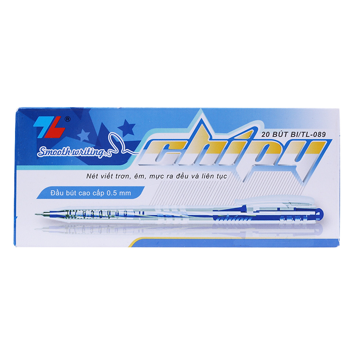 Bút Bi Thiên Long TL-089 Chipy - 0.5mm - Hộp 20 Bút