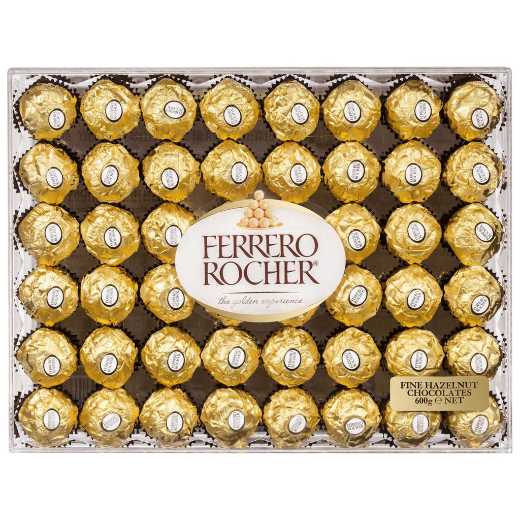 Socola ferrero rocher hộp 48 viên 600g