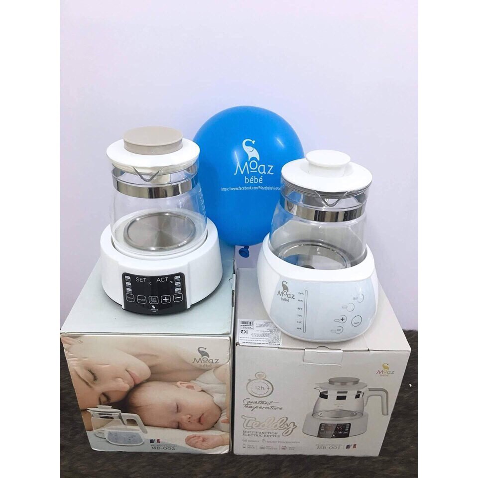 Moaz bình đun nước điều chỉnh nhiệt độ pha sữa chính hãng bebe