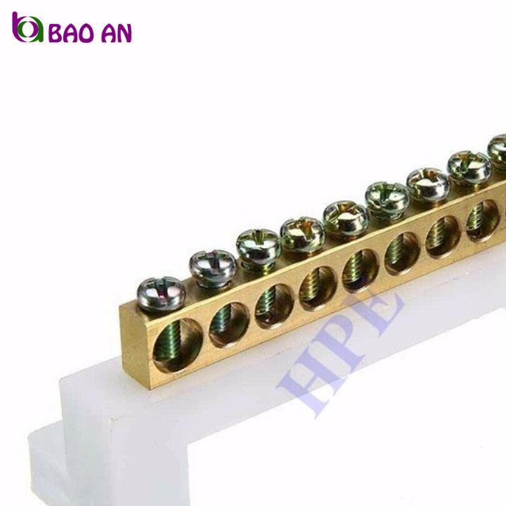 Cầu đấu trung tính 12 pha có đế nhựa
