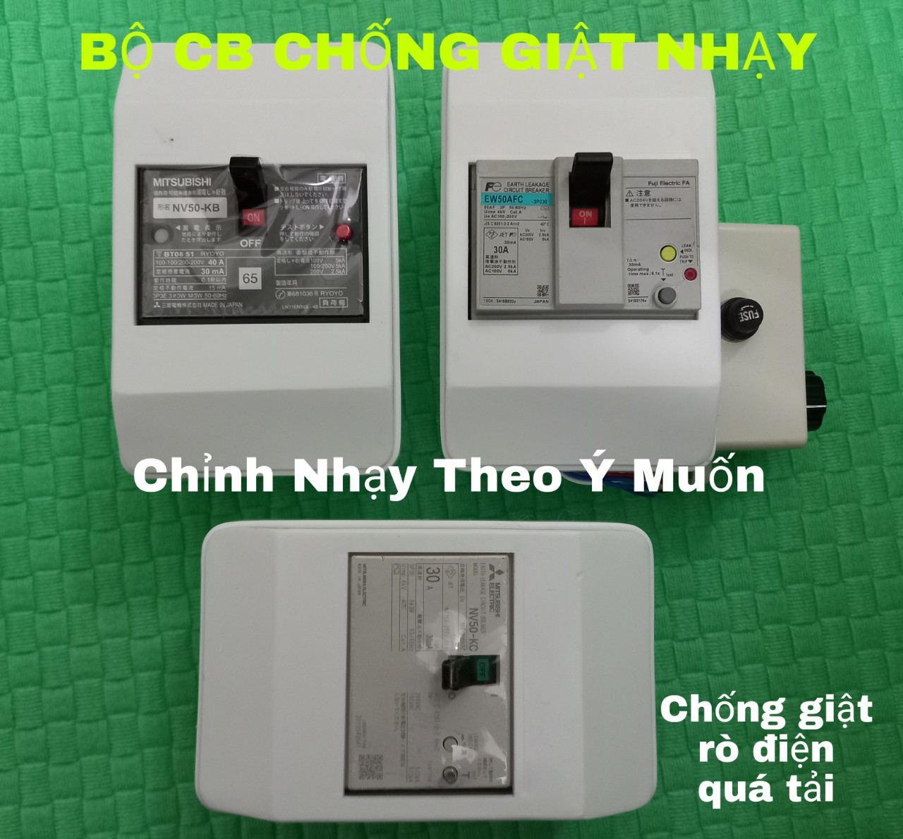 BỘ CHỐNG GIẬT NHẠY THEO Ý MUỐN LẮP 220V
