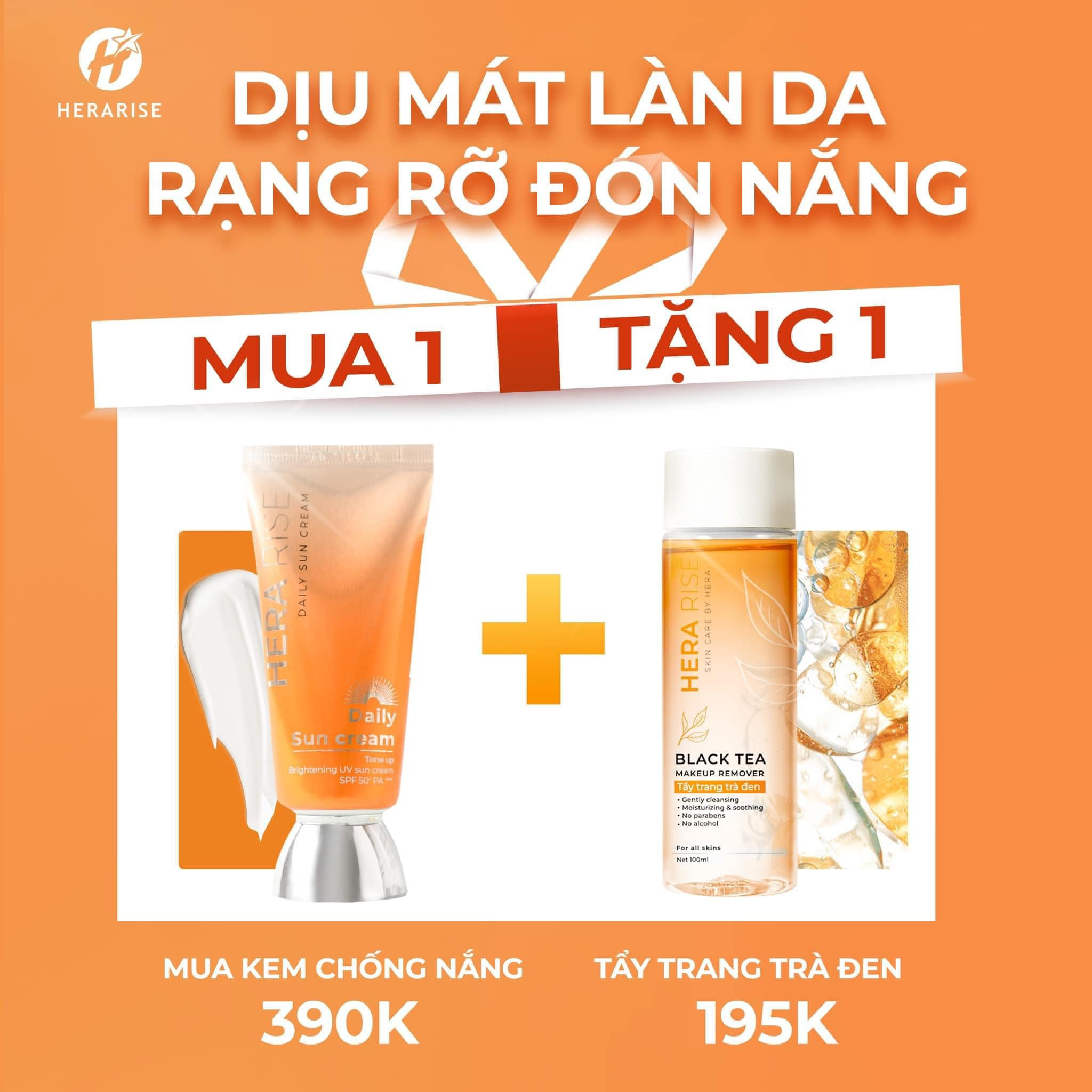 Kem chống nắng Hera Rise Daily Sun Cream 45gr