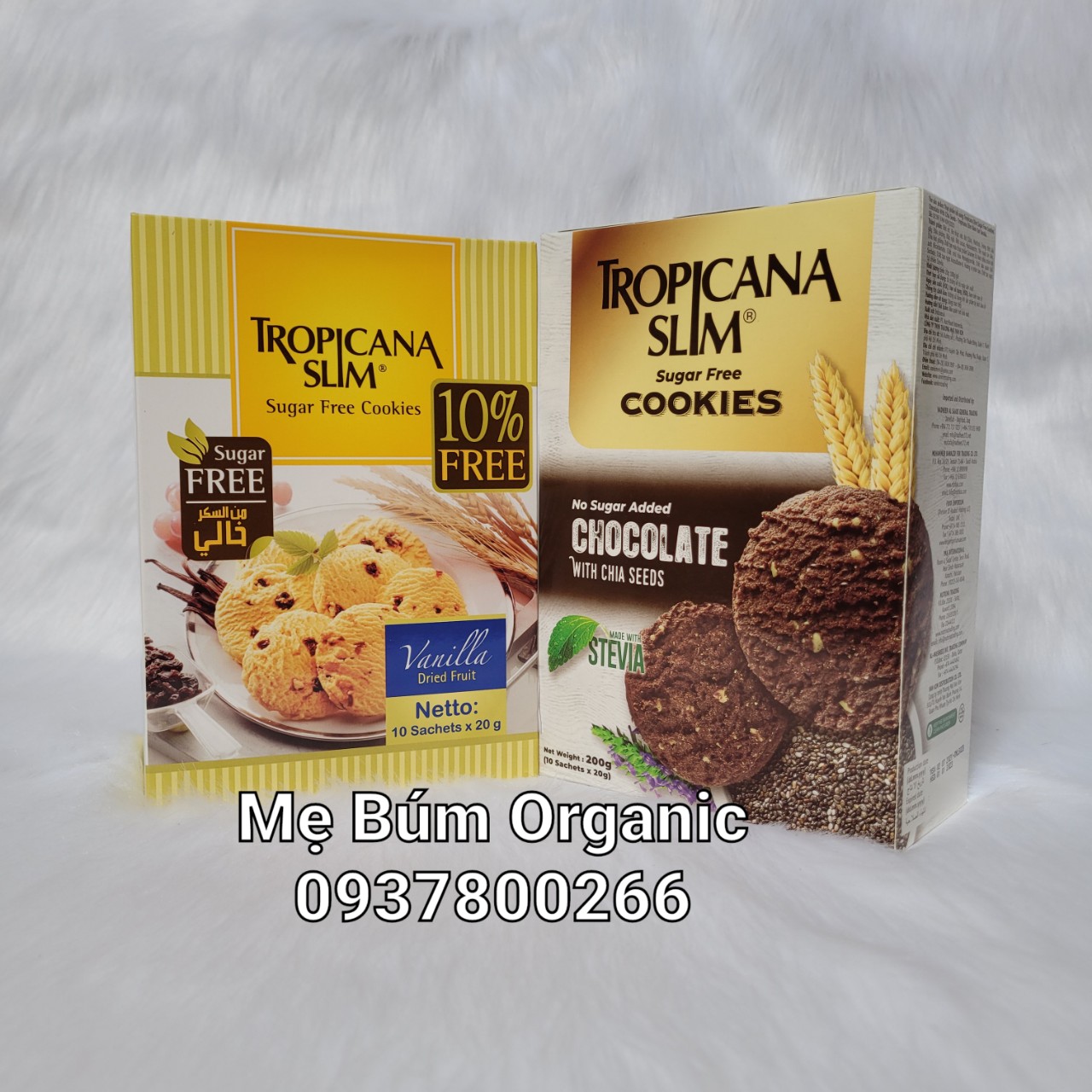 COMBO 2 HỘP Bánh ăn kiêng Tropicana Slim