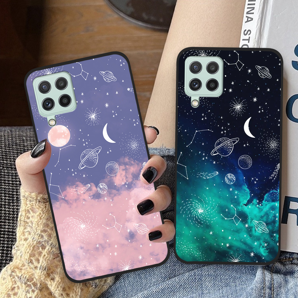Ốp lưng samsung galaxy a22 4g / a22 5g / m22 4g/ m32, ốp điện thoại samsung hoạ tiết vũ trụ, ốp lưng nhựa dẻo