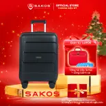 Vali du lịch nhựa cao cấp SAKOS ENDURA 5 size S, Xách Tay - Nhựa PP chống va đập, Thiết kế thời trang, Khóa TSA bảo mật cao