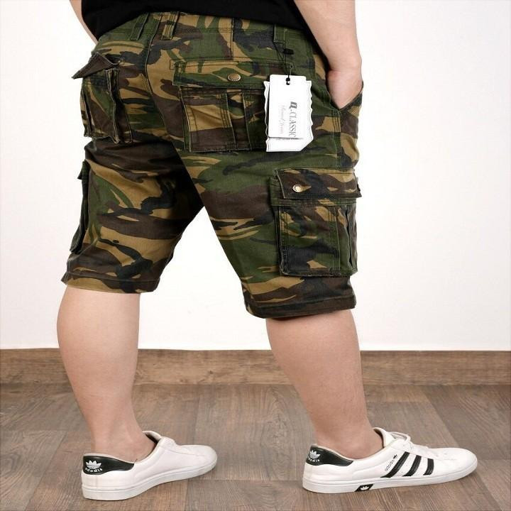Quần short kaki túi hộp
