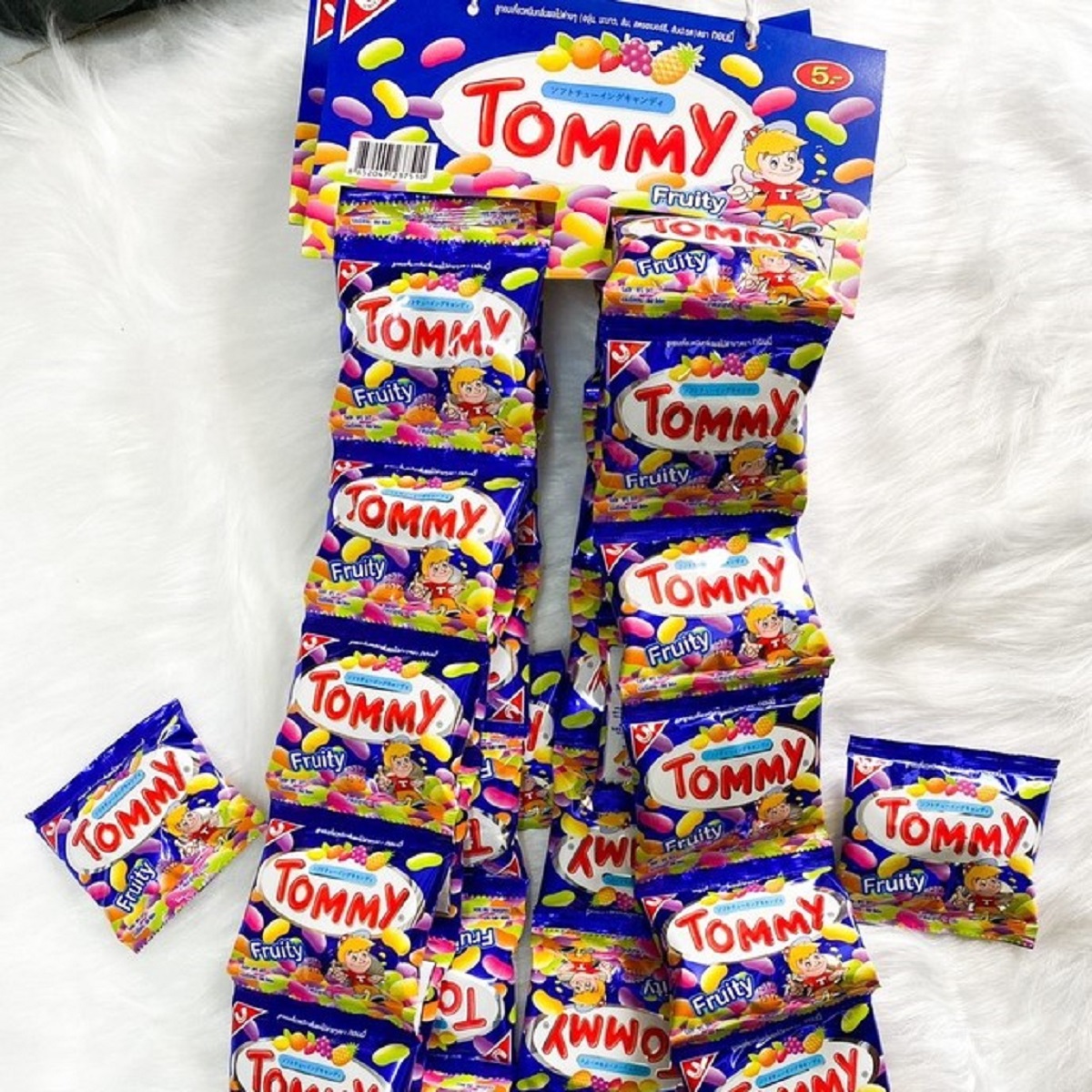 Kẹo tommy nhai vị trái cây thái lan