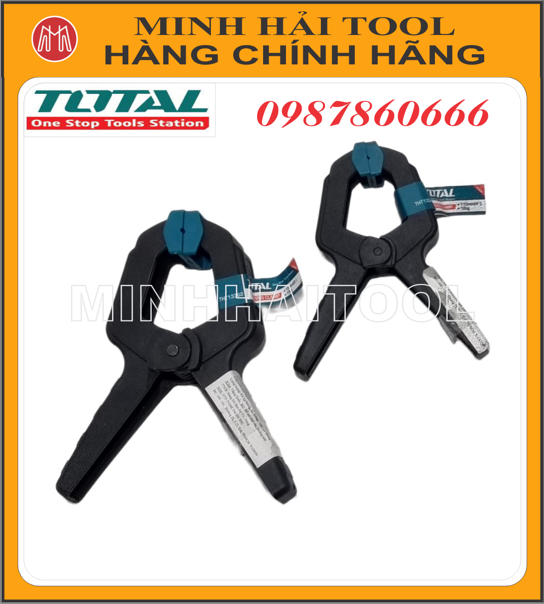 Kẹp nhanh lò xo total tht13342, tht13362