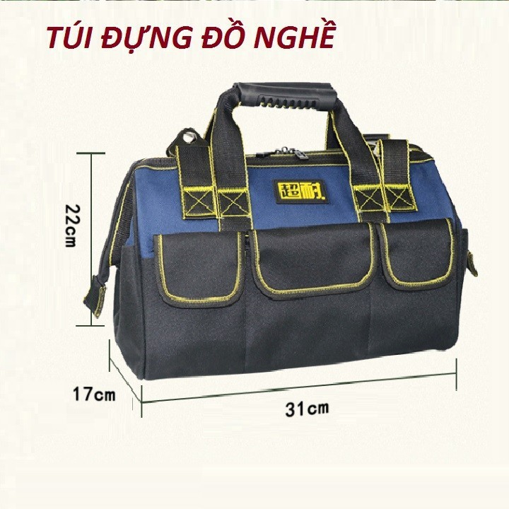 Túi đựng đồ nghề đa năng kích thước 22x17x31