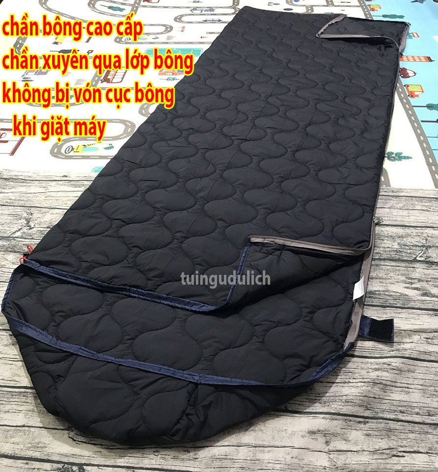 Túi ngủ văn phòng,đệm ngủ chần bông 3 lớp cao cấp-loại 1