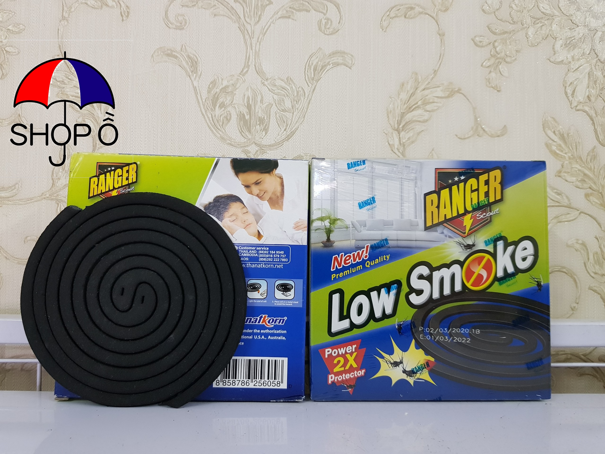 Lốc 5 hộp nhang muỗi Ranger Thái Lan