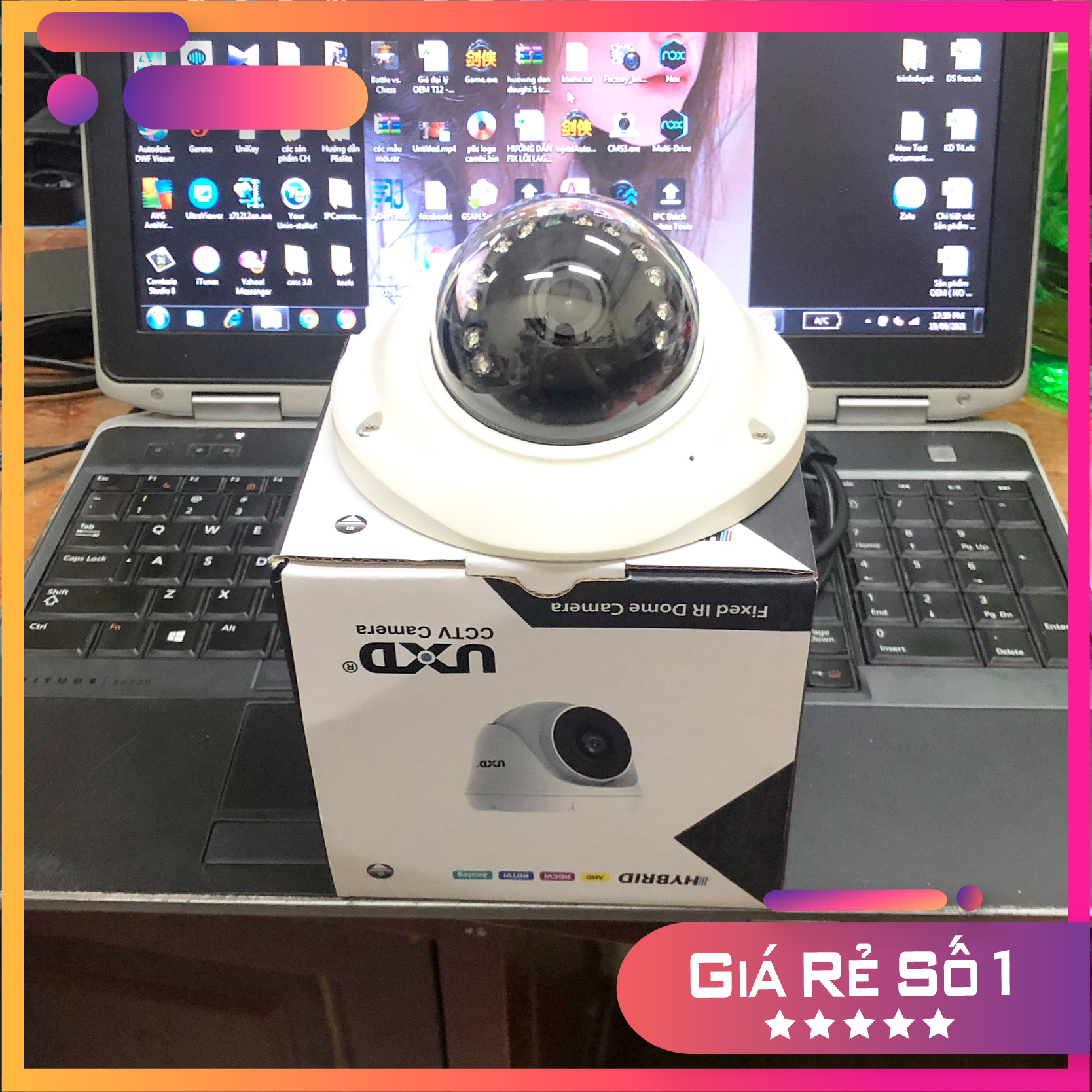 Camera IP 2MP hồng ngoại, có míc thu âm