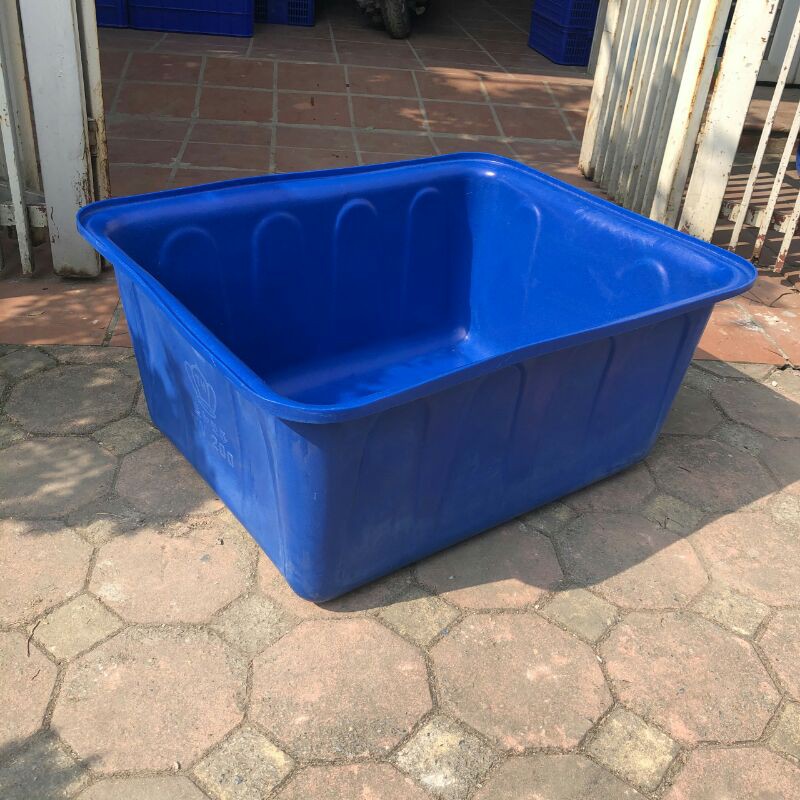 Thùng nhựa 50lit chữ nhật nuôi cá bảy màu