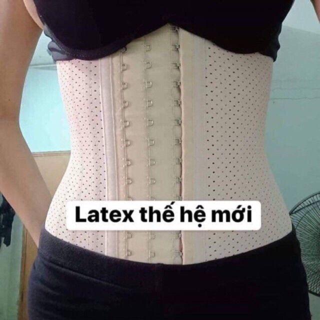 Combo đai latex 25 xương thông hơi dáng 25cm và thanh nối chính hãng Italy