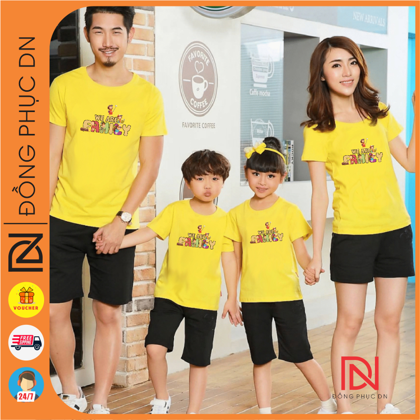 Áo thun gia đình - we are family