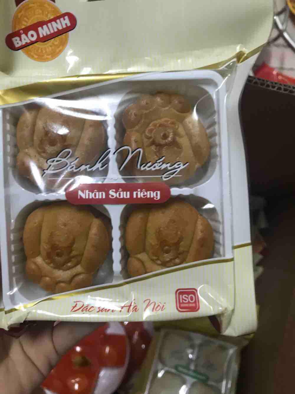 Sét 4c bánh nướng nhân đậu xanh, thập cẩm, sầu riêng