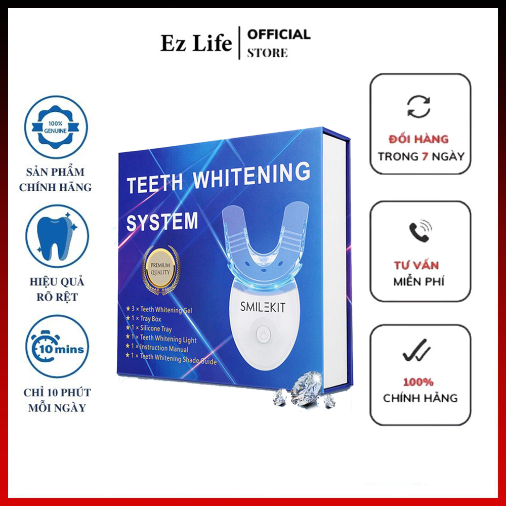 Teeth whitening machine smile kit machine teeth bleaching cream balancing pole simple nature material good for health most ố gold natural white light