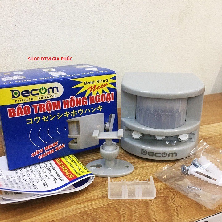 Thiết Bị Chống Trộm Cảm Biến Chuyển Động Hồng Ngoại Chỉnh Được Ngày Đêm BH 12 Tháng