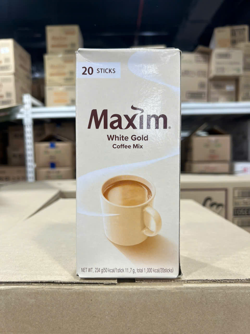 Maxim white gold mix korean coffee box of 20 packs - 맥심 커피 화이트 골드