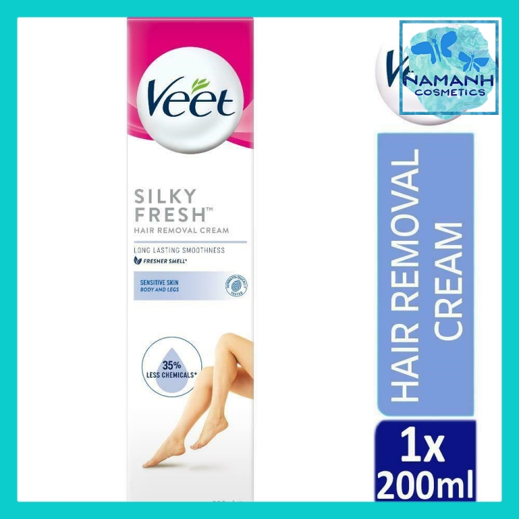 Kem tẩy lông cho da nhạy cảm Veet Hair Removal Cream for Sensitive Skin 200 ml