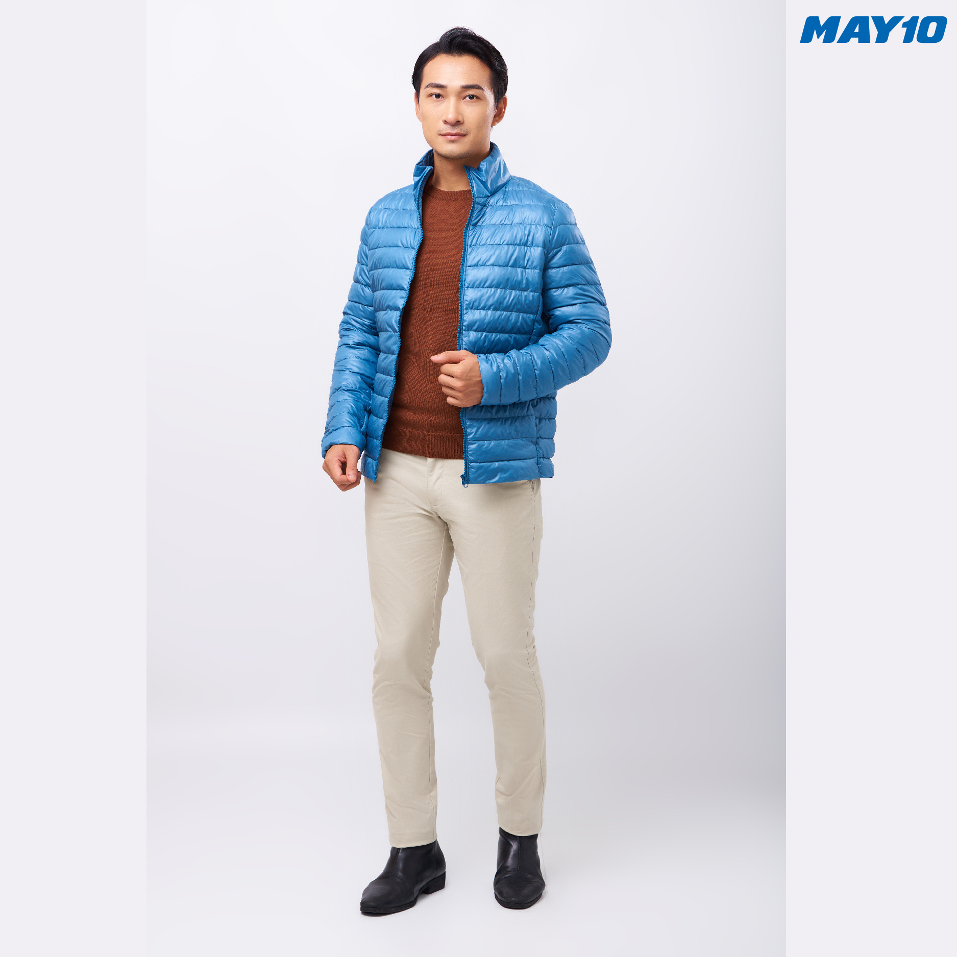 Áo khoác phao nam May 10 mã 030121415XKTNA SLATE BLUE