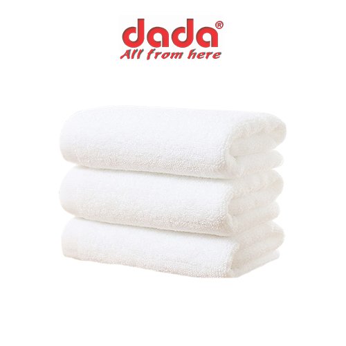 Combo bộ 2 khăn bông khách sạn cao cấp dada - 100% cotton mềm mịn thấm hút tốt