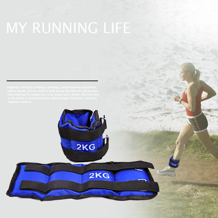 Tạ cát đeo tay , đeo chân 2kg/Đôi=Mỗi Bên 1kg/2 Chiếc - Nâng cao thể lực, giảm mỡ tăng cơ, phát triển chiều cao