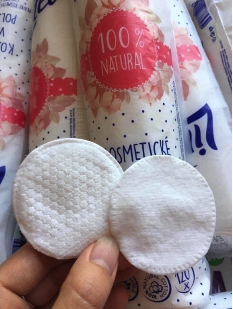Bông tẩy trang linteo nhập khẩu Linteo cotton pads make up