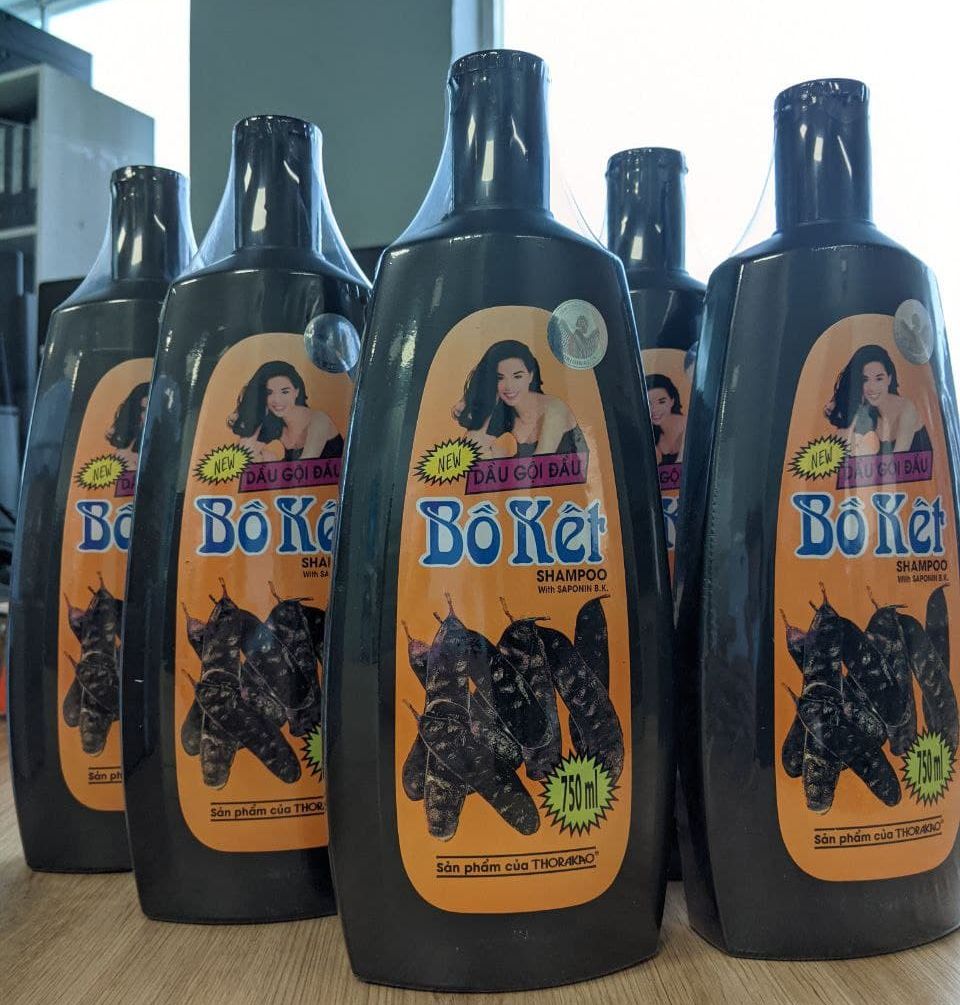 Dầu gội bồ kết Thorakao 750ml dầu gội ngăn rụng tóc bồ kết