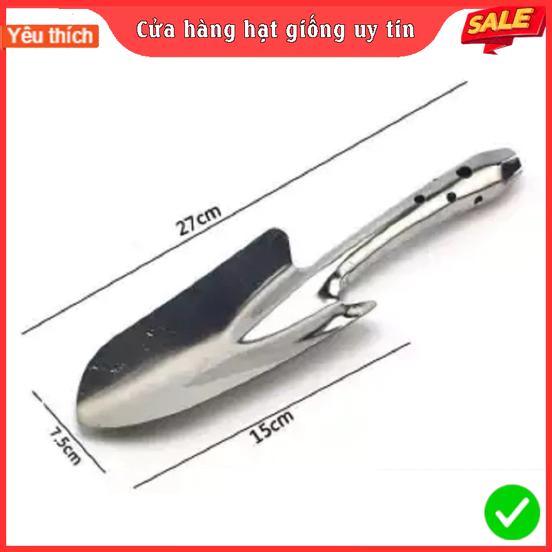 XẺNG INOX LÀM VƯỜN CHẮC CHẮN CHUẨN CHÍNH HÃNG