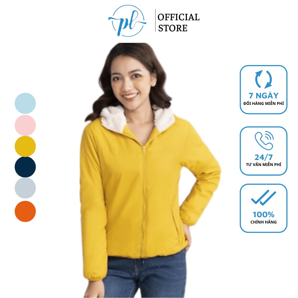 Áo khoác gió nữ lót lông cừu ấm áp,áo khoác phao dày ấm áp cao cấp storephuongloan