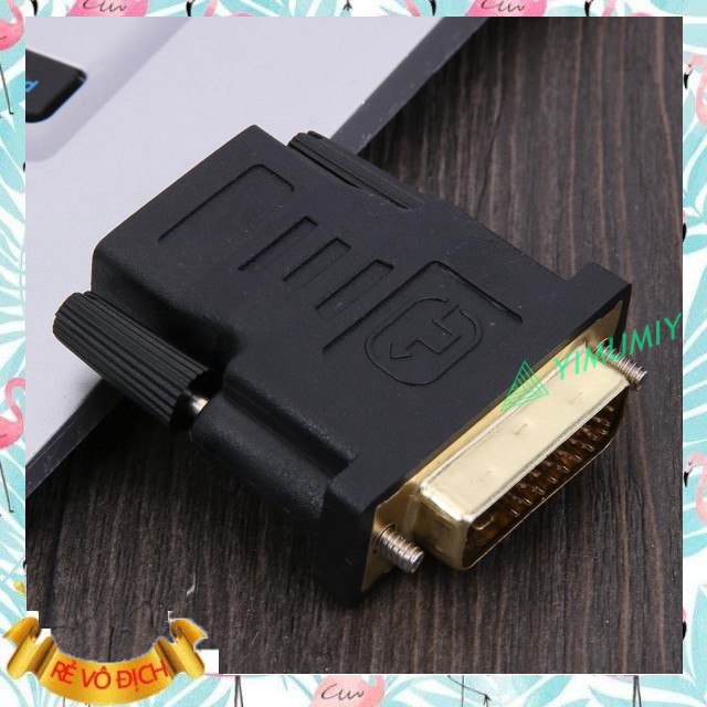 Đầu nối dvi qua hdmi đầu nối chuyển đổi dây cáp hdmi qua dvi 24+1pin gía sỉ=gía lẻ