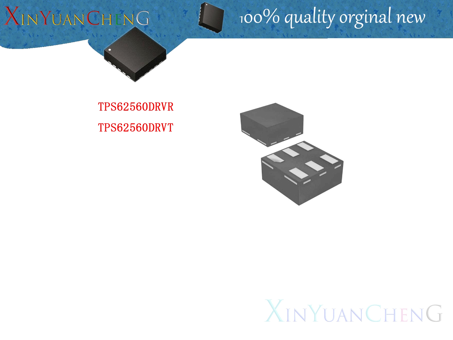 100 NEW 1020PCS TPS62560DRVR TPS62560DRVT SON6 In Stock
