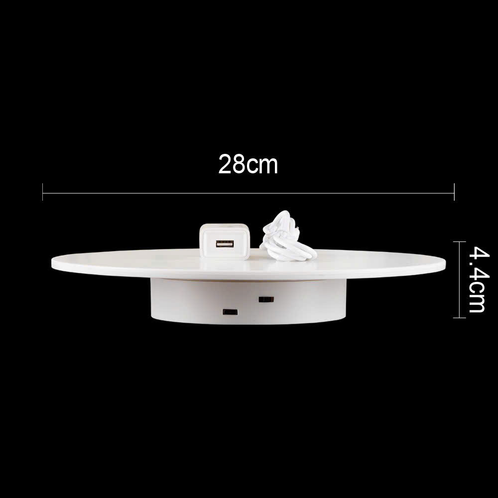   Tặng Adapter  Bàn Xoay Chụp Ảnh Sản Phẩm Trưng Bày Xoay 360 Độ Đế Xoay Chụp Ảnh Và Quay Video Sản Phẩm 